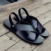 Men Sandals Summer Elegantes Beach Sandals Men Shoes Leather Holiday Outdoor Male Retro Comfortable Casual Sandals Men Sneakers