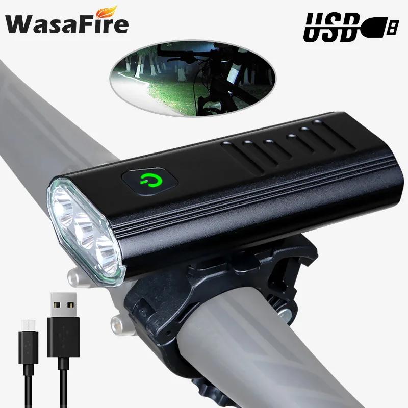 Bicycle Front Bicycle Light Usb Rechargeable Led Bicycle Light Waterproof Bicycle Headlight Climbing Safety Flashlight Light