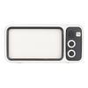 Retro TV Shaped HD Stereo   Speaker Loudspeaker for Under 6   Mobile Phone Stand White