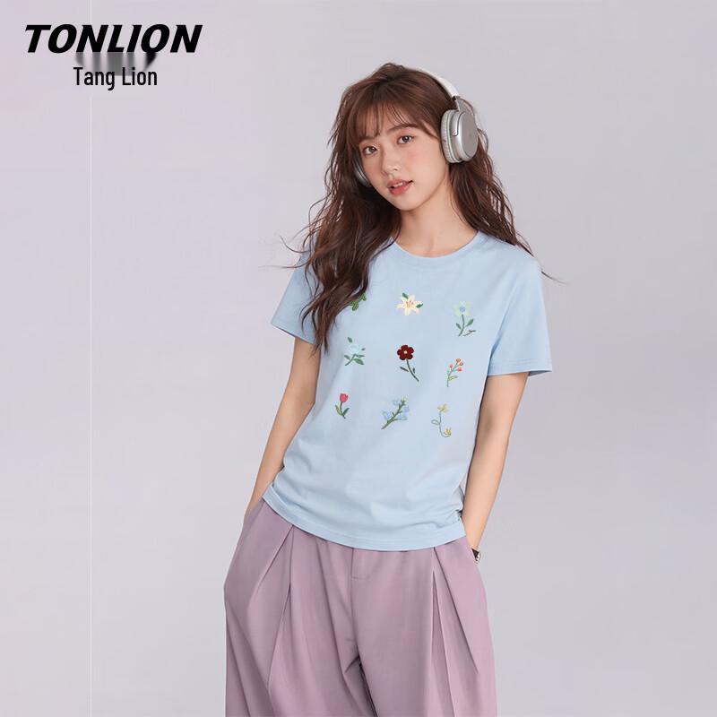 TonLion Women s Cooling Floral Print T-Shirt XL