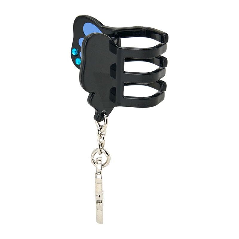 Sanrio Butterfly Mini Hair Clip KUROMI Japan NEW Sanrio Characters