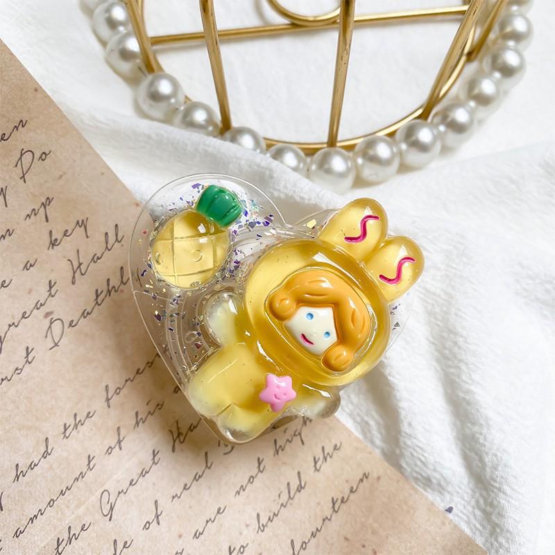 

Mobile Airbag Holder With Dropper Adhesive Cartoon Rabbit Cute Doll Expandable Desktop Air Cushion Support Stable Portable Niche