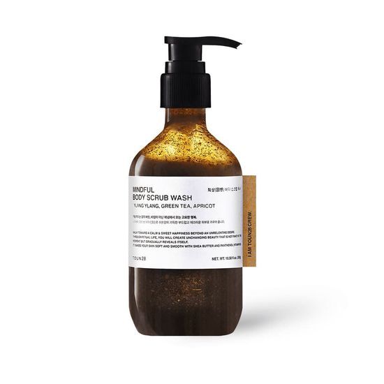 TOUN28 Body Scrub Wash 300ml (Choose 1 of 3 Flavors) (Sandalwood/Ylang-Ylang/Peppermint)