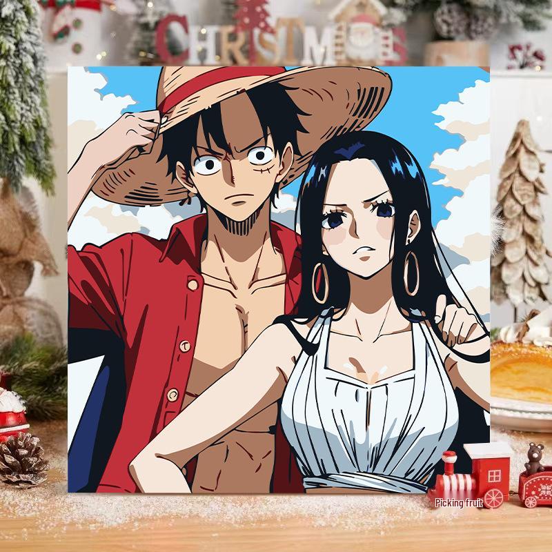 Kit Pittura ad Olio Digitale Anime Demon Slayer Fai da Te per Bambini