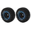 2Pcs Rubber Tire Skin 165mm Diameter Wheel Tire for ZD Racing 1 7 DBX‑07 RC Car Upgrade PartBlue