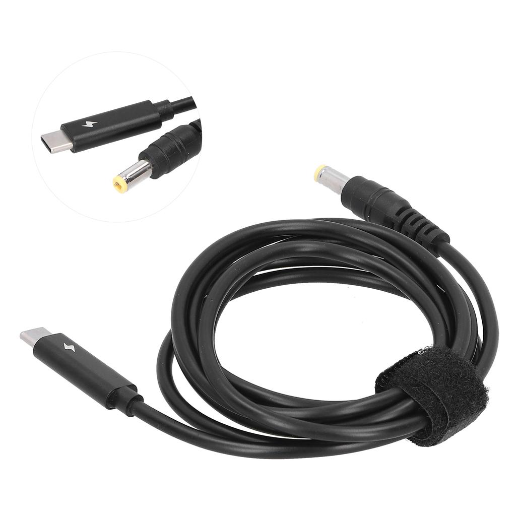 Quick Charging Cable Type C Charging Port DC5.5x2.5MM Interface for Notebook Power Charger