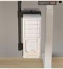 Adjustable Under-Desk Hanging PC Case Bracket - Iron Support Tray for Desktop Computers