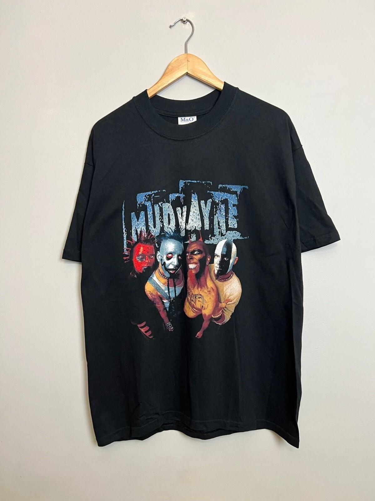 2001 Mudvayne Blue Grape Shirt Vintage NuMetal Band Tees Unisex T-Shirt L