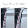 Car Door B Pillar Trim Edge Moulding Rubber Noise Weatherstrip Seal Strip Black