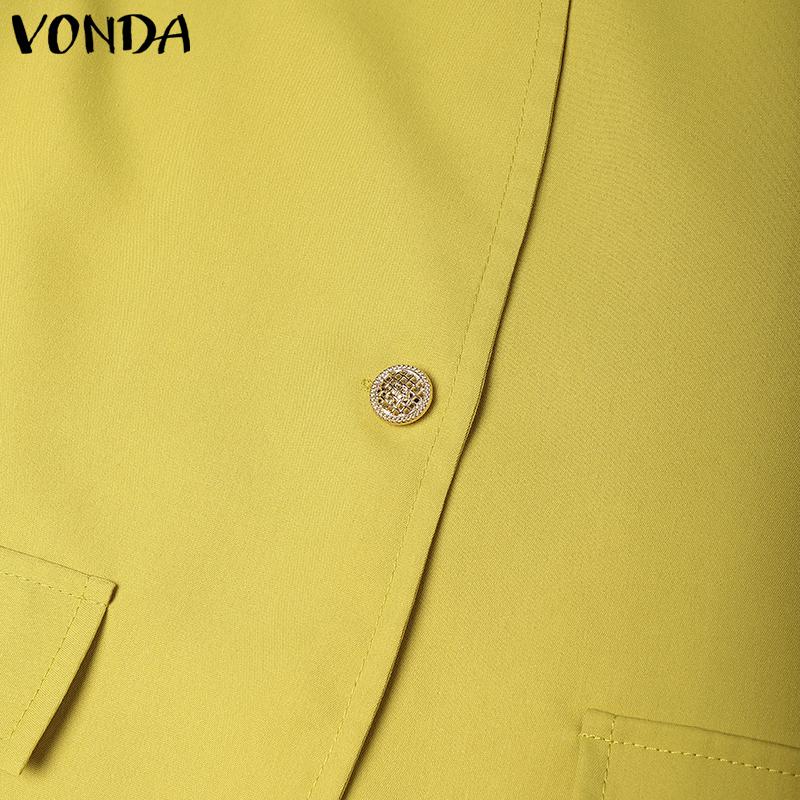 VONDA Women V Neck Short Sleeve Buttons Up Casual Elegant Cropped Blouse