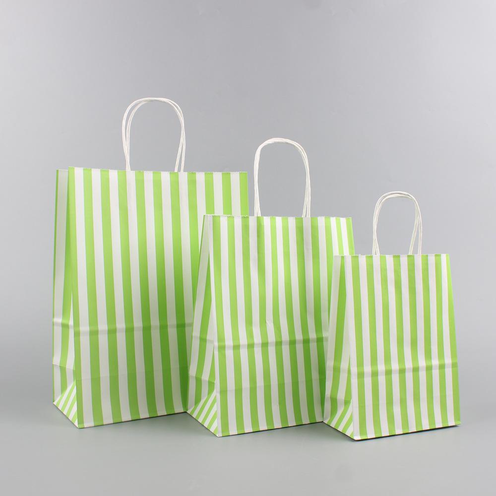 Liela punktota Ziemassvētku dāvanu maisiņš - Pārnēsājams kraftpapīrs