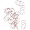 20PCS Rose Gold Paper Clips Durable Metal Large Binder File Clips Cat Shape Bookmark Made in Mainland China