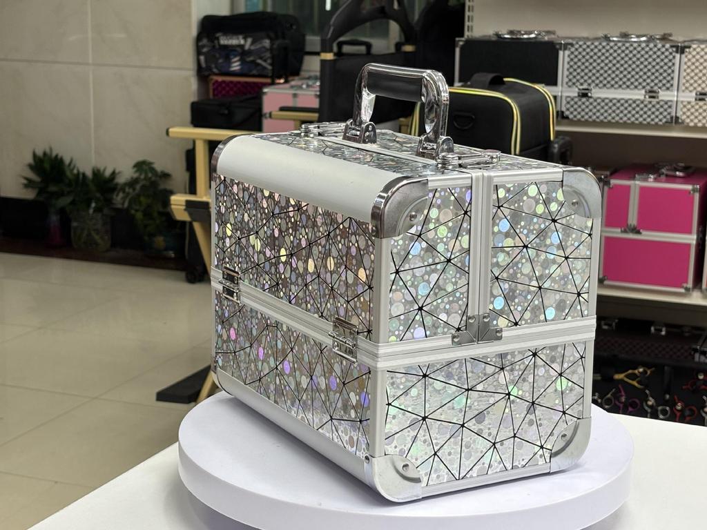 2-in-1 Professional Makeup & Nail Art Storage Case for On-Site Service