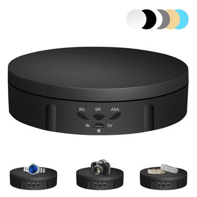 Rotating Turntable Photography Display Stand 360 Degree Panoramic Adjustable Smooth Rotation Anti-slip Rechargeable