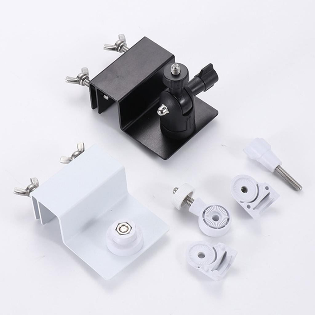 2/4Pieces Multipurpose Gutter Mount for Solars Panel Easy Installion High Viewing Sturdy Aluminum Alloy Materials