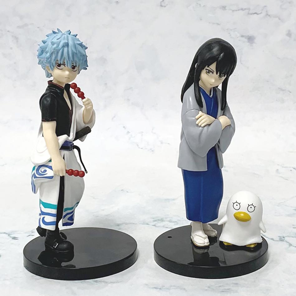 13cm Adokenette Gintama Sakata Gintoki Katsura Kotaro Takasugi Shin Tekupiku Movable Figure Collection Holiday Gift Spot