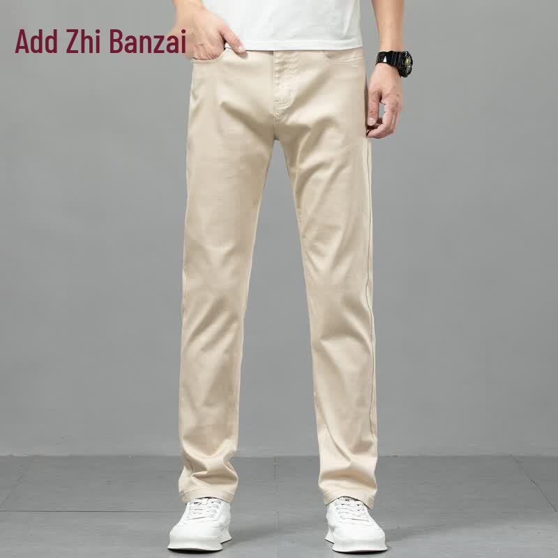 Men s Tencel Blend Washed Straight-Leg Jeans XL