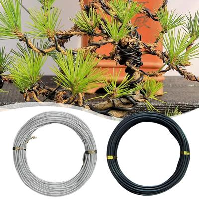 Bonsai Training Aluminum Wire 2.0mm Coated Aluminum Wire 16Ft/33Ft Bonsai Tree Wire for Fine Trunk And Branch Control
