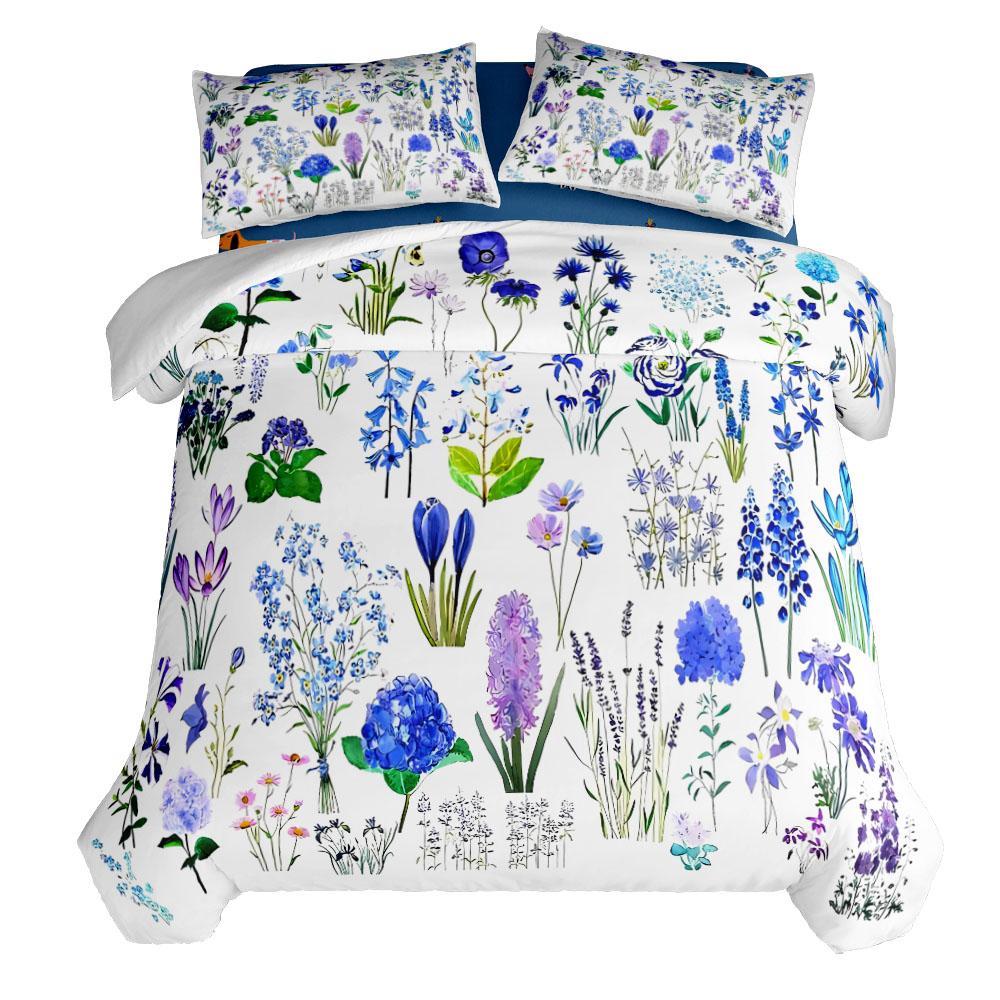 Pierre Auguste Renoir Wild Spring Bouquet Duvet Cover Set King Queen Double Full Twin Single Size Bed Linen Set