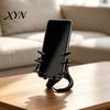 Stable Smartphone Cradle Alien Facehugger Phone Stand, Unique 3D Printed Cell Holder, Sci Fi Style Desk Accessory Sturdy PLA Decorative Mount