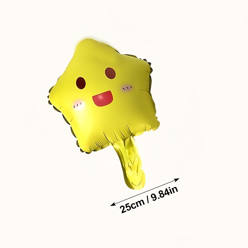 36 Cute Emoticon Star Balloons, 9.84in, Wear-resistant Aluminum Film, Suitable for Festivals, Injecting Joy Into Parties