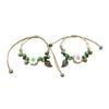 And Chic Ceramic Rope Floral Handcrafted Bracelet In Trendy Summer Aesthetic For Women