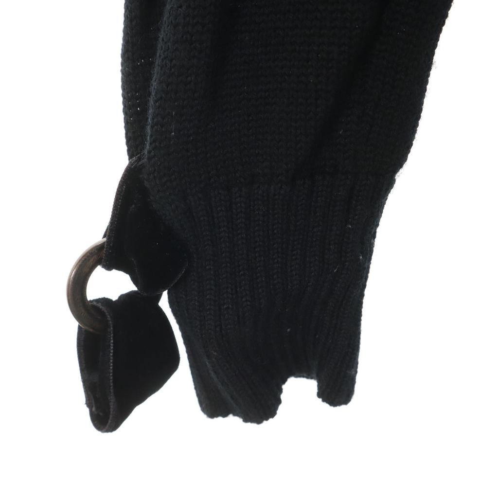 Rene made in Japan Langarm langer Strickcardigan 38 schwarz Damen Gebraucht