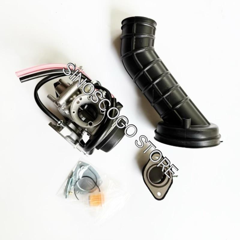 CF500 Carburetor Original Intake Manifold Air Filter Exhaust Pipe For CFMOTO Cforce 500 X5 ATV Quad 0180-100000 0180-110008