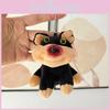 Adorable Small Dog Plush Toy With Soft Short Fur Ideal For Keychains And Gifts