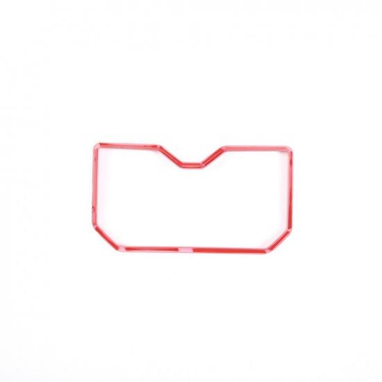 Red Gear Shift Cup Holder Cover Trim For Toyota Tundra -2024