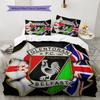 Glentoran History Bedding Quilt Set Quilt Cover Pillowcase Home Decoration Birthday Gift (1 * Duvet Cover + 2 * Pillowcase, Without Core)