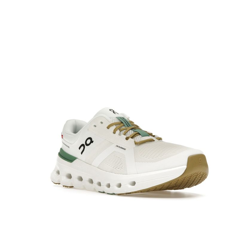 ON  Cloudrunner 2 Undyed Green Women Sneakers White 3WE10132404