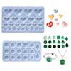 Liebesherz Silikonform Schmuckherstellung DIY Werkzeug UV Epoxidharz Tropfenform Formen Getrocknete Blume Harz Dekorative Bastelarbeiten