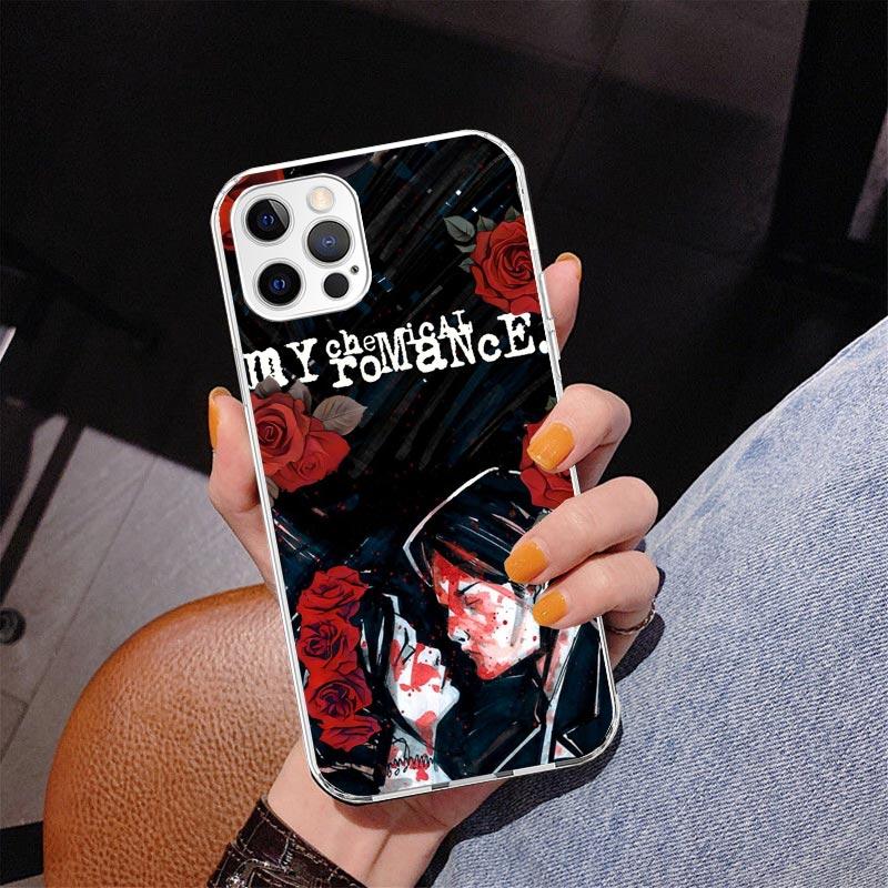 My Chemical Romance MCR Phone Case For iPhone 13 12 Mini 11 Pro Max XS XR X SE 7 8 Plus 5S 5 6S 6 Gift Print Cover Fundas