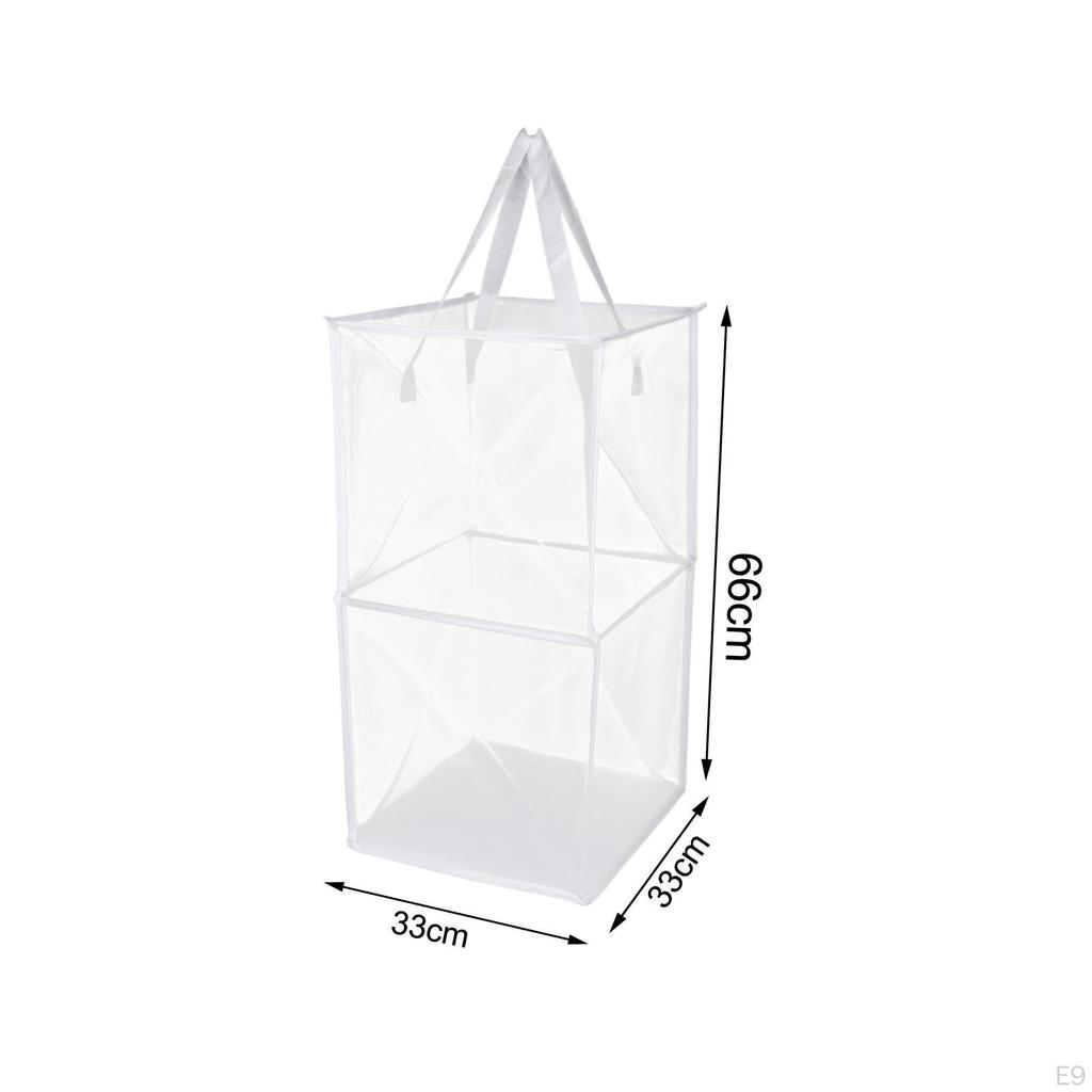 Collapsible Laundry Basket, Portable Storage Foldable Basket for Travel, Dorm,