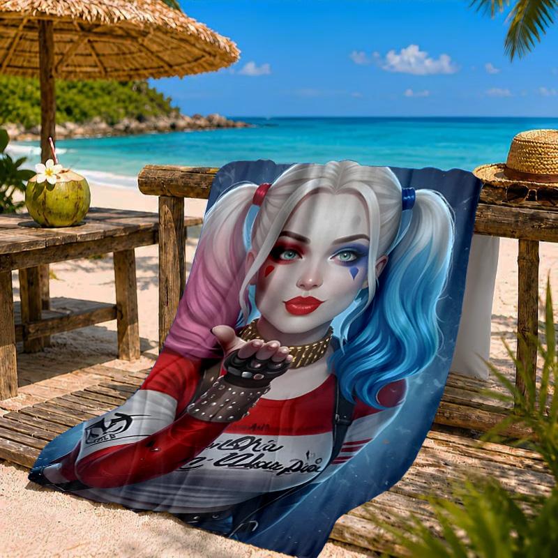Quinn Artwork Beach Towel Microfiber Beach Towel, Lightweight and Quick-Dry, for Summer Travel, Swimming Pool Fan Birthday Gift