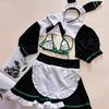 Hot Erotic Sexy Anime Bunny Girl Cosplay Lingerie Maid Role Play Bikini Unifom Apron Set Nightclub Costumes