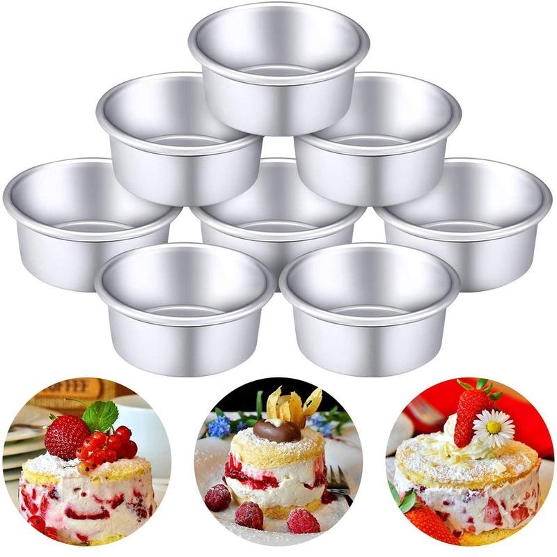Non-stick Removable Bottom Aluminum Round Baking Mold 1PC Cake Pan Cheesecake Mould Pastry Tool Kitchen Accessories