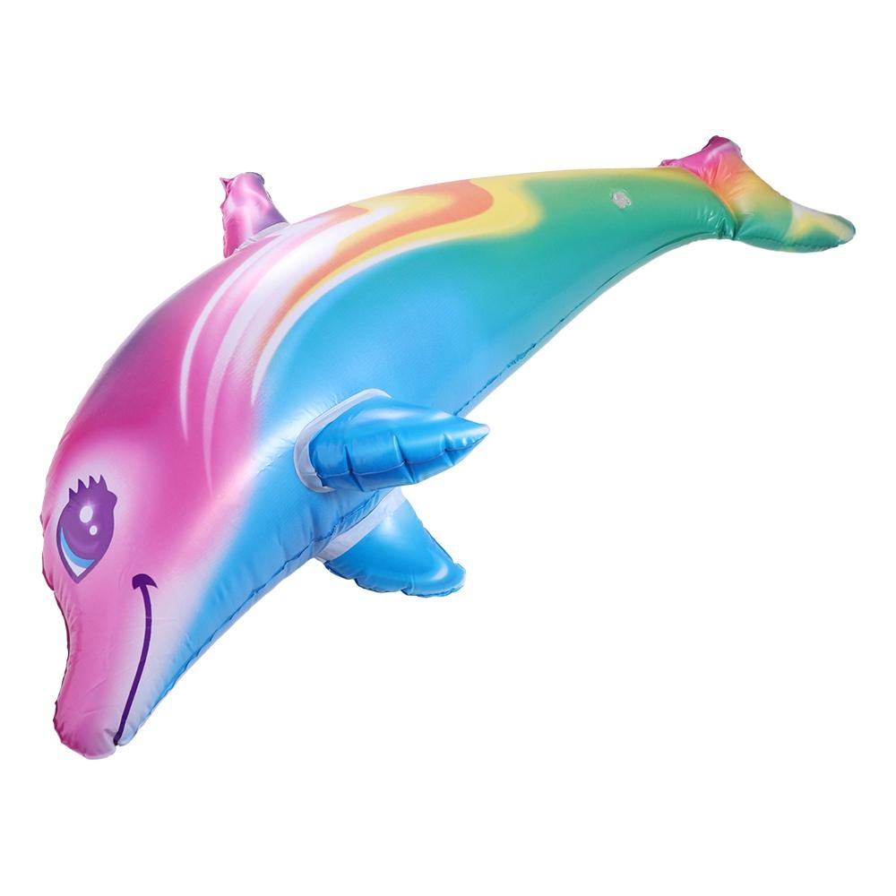PVC Material Colorful Inflatable Dolphin Dolphin Balloons PVC Dolphin Toys  Party Supplies