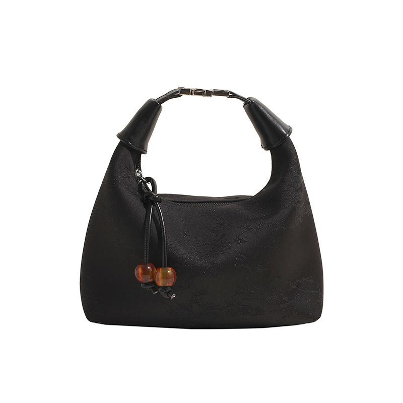2026 Fashi Nuovissima Borsa a Forma di Raviolo Ricamata in Stile Cinese Lusso Nicchia Natial Trendy Borsa a Mano Quotidiana Regalo per Signora