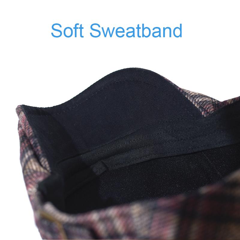 Winter Warm Dicke Zeitungsjunge Mütze Männer Frauen Vintage Plaid Casual Streifen Berets Gatsby Flachen Hut Schirmmütze Einstellbar