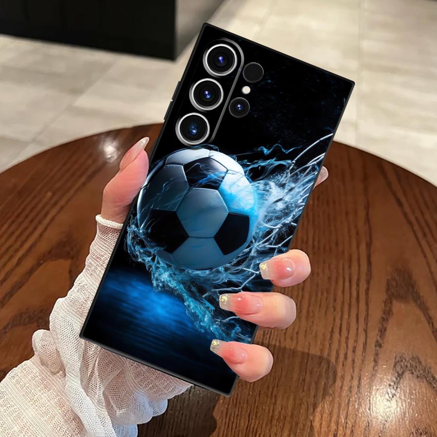 

Футбольный Чехол Funda для Телефона Samsung Galaxy S26 S25 S24 Plus S10 S9 Note 20 8 9 10 S21 FE S20 Ultra S26 S23 Galaxy S9