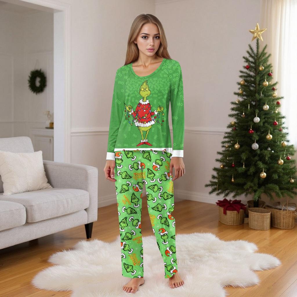Passende Familiensets mit Weihnachtsmotiven, Langarmshirts und Hosen