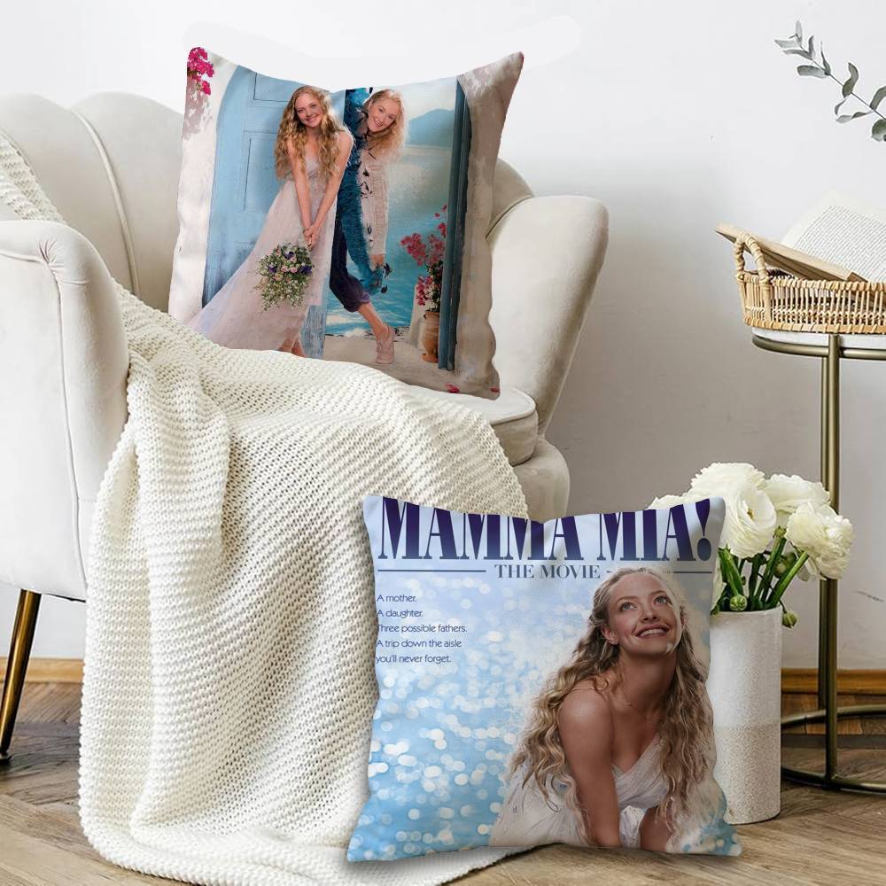 Movie Mamma Mia Pillow Gift Home Office Decoration Bedroom Sofa Car Cushion Cover Case 45x45