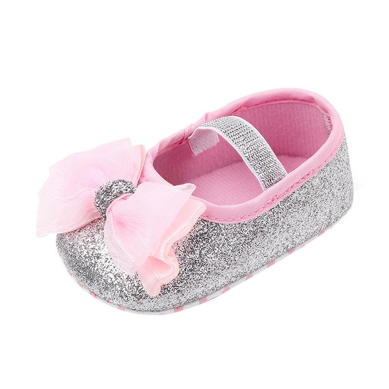 

Осенние противоскользящие повседневные прогулочные туфли для маленьких девочек, кроссовки с бантом, первые ходунки на мягкой подошве 13
