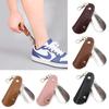 Japan and South Korea Metal Leather Shoehorn Portable Unisex Shoe Lifter Hanging Deduction Shoehorn for Keychain