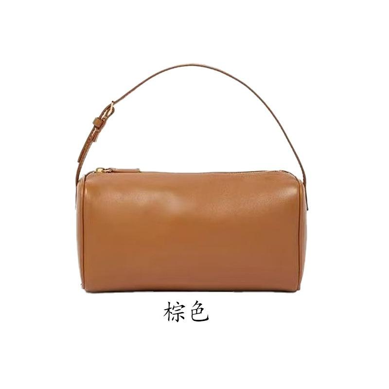 

He ows cowhide pencil bag hand bag therow baguette bag hand bag small square bag woman length 19 width 7.5 height 10