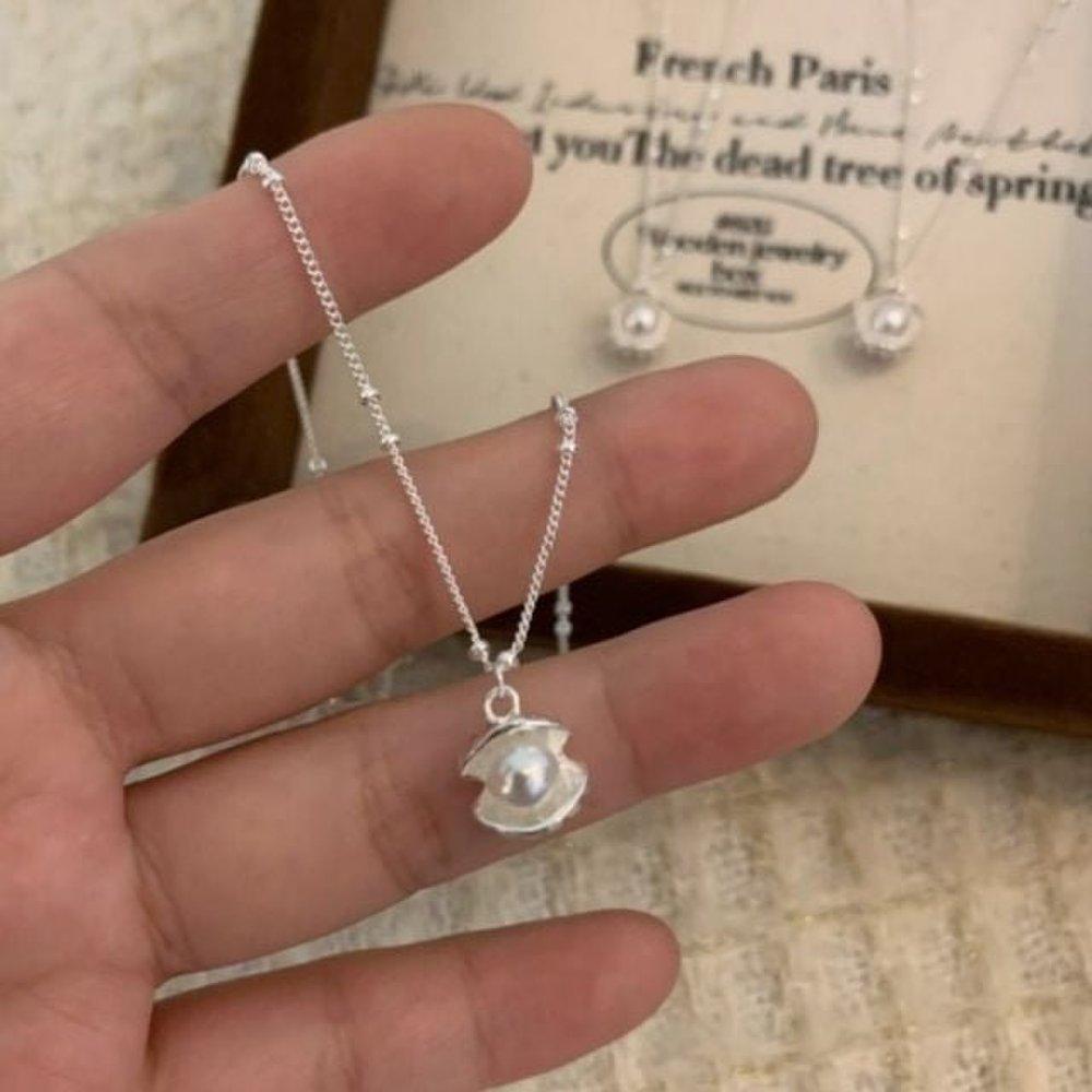High-quality Pearl Basic Shell Sea Summer All-day Silver Jeju Island Gangneung (Wfj1Gcr)