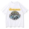 Classic Black White NEIGHBORHOOD Short-sleeved T-shirts Pop Harajuku Women T Shirt Signature Slogan Top NBHD T Shirts Streetwear