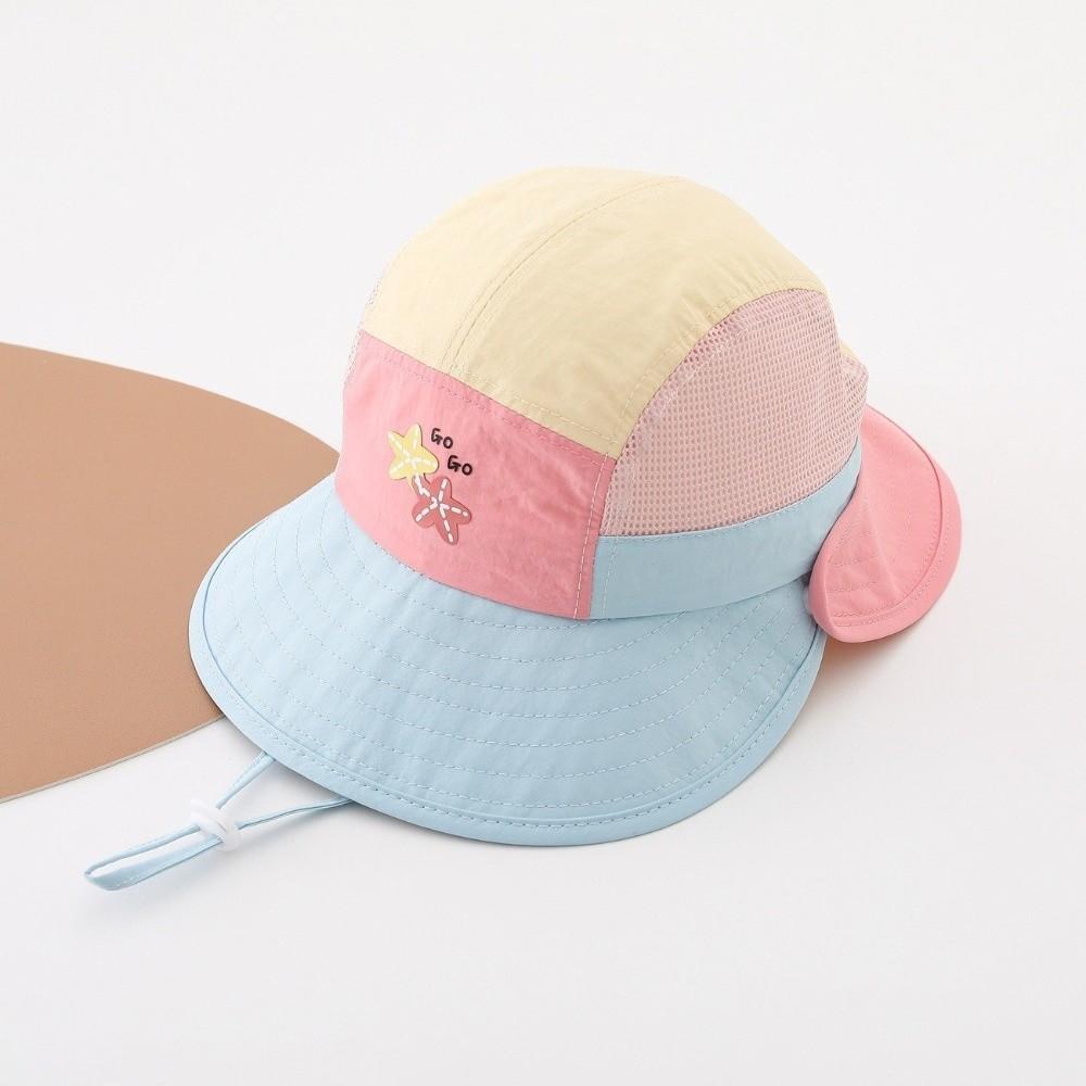 Quick-dry Cartoon Bucket Hat Car Children's Fisherman Hat Fashion Summer Kid Sun Hat Summer